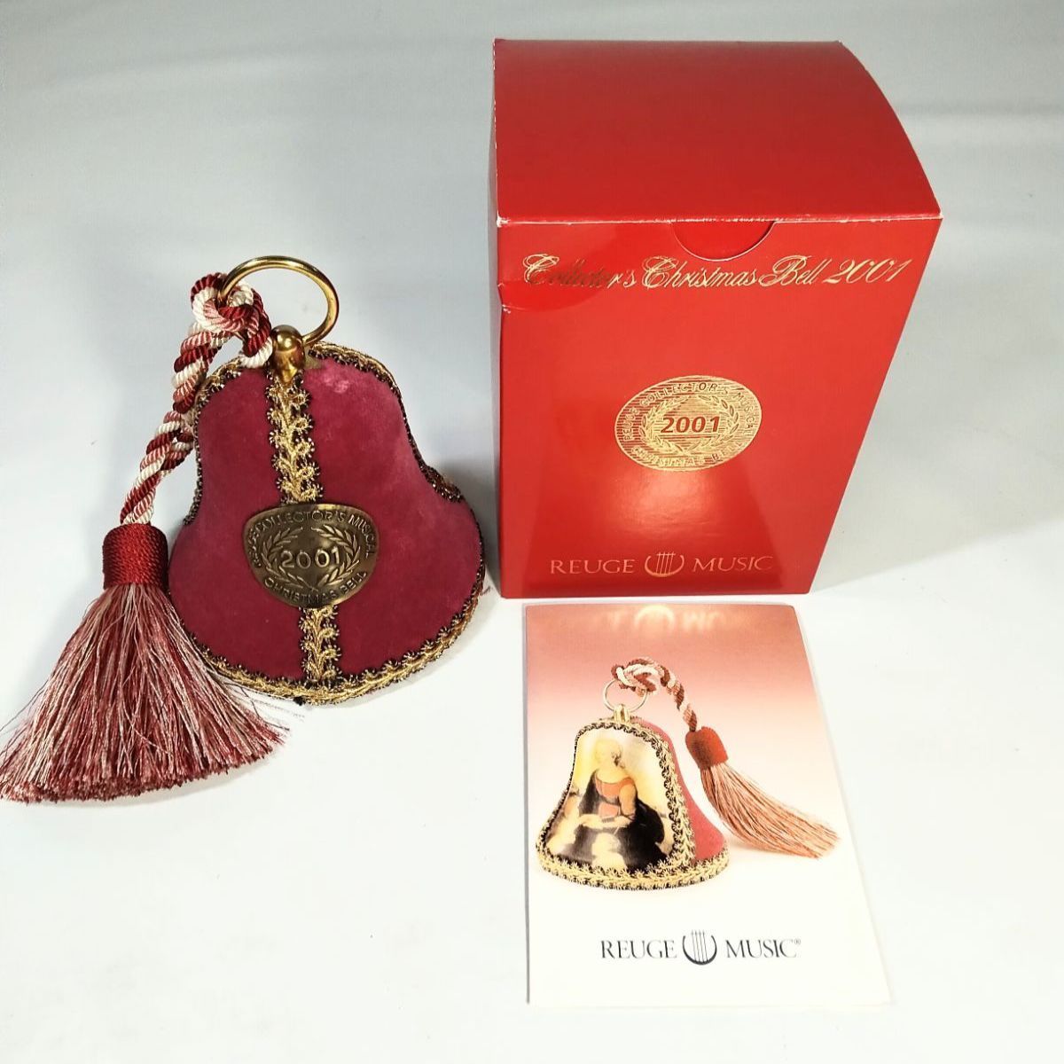 クリスマスベル　オルゴール　2001 REUGE MUSIC オルゴール 2001年 クリスマスコレクターズベル