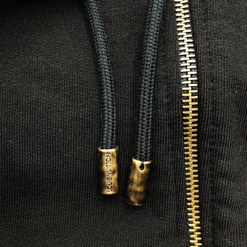 LOUIS VUITTON - 　ルイ・ヴィトン LOUIS VUITTON ハイブリッドジップシグネチャーフーディブルゾン HQY68W コットン レディース パーカー ルイ・ヴィトン LOUIS VUITTON ハイブリッドジップシグネチャー