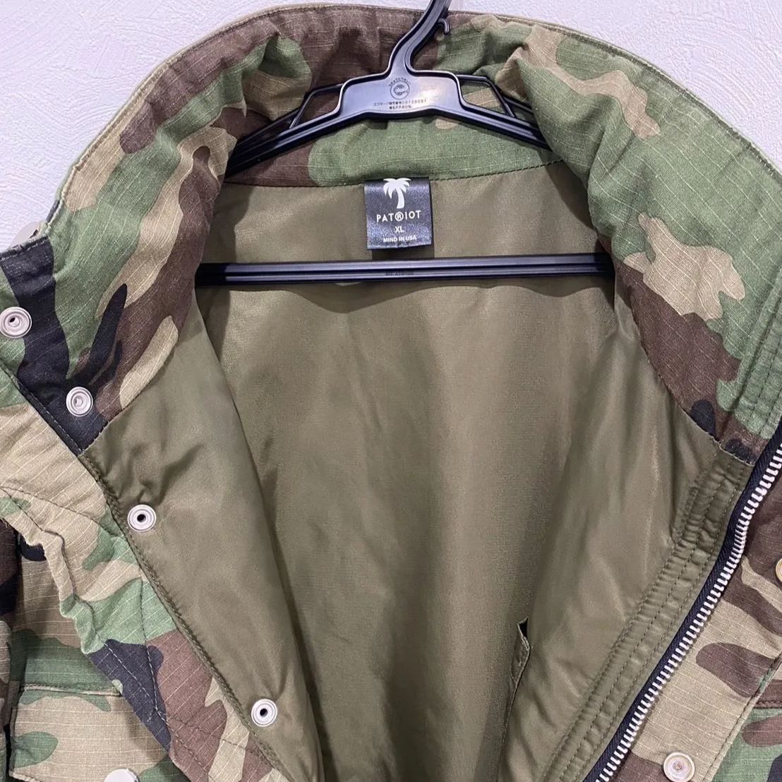 PATRIOT パトリオット MOTO PUFFER JACKET CAMO 迷彩 ミリタリー 