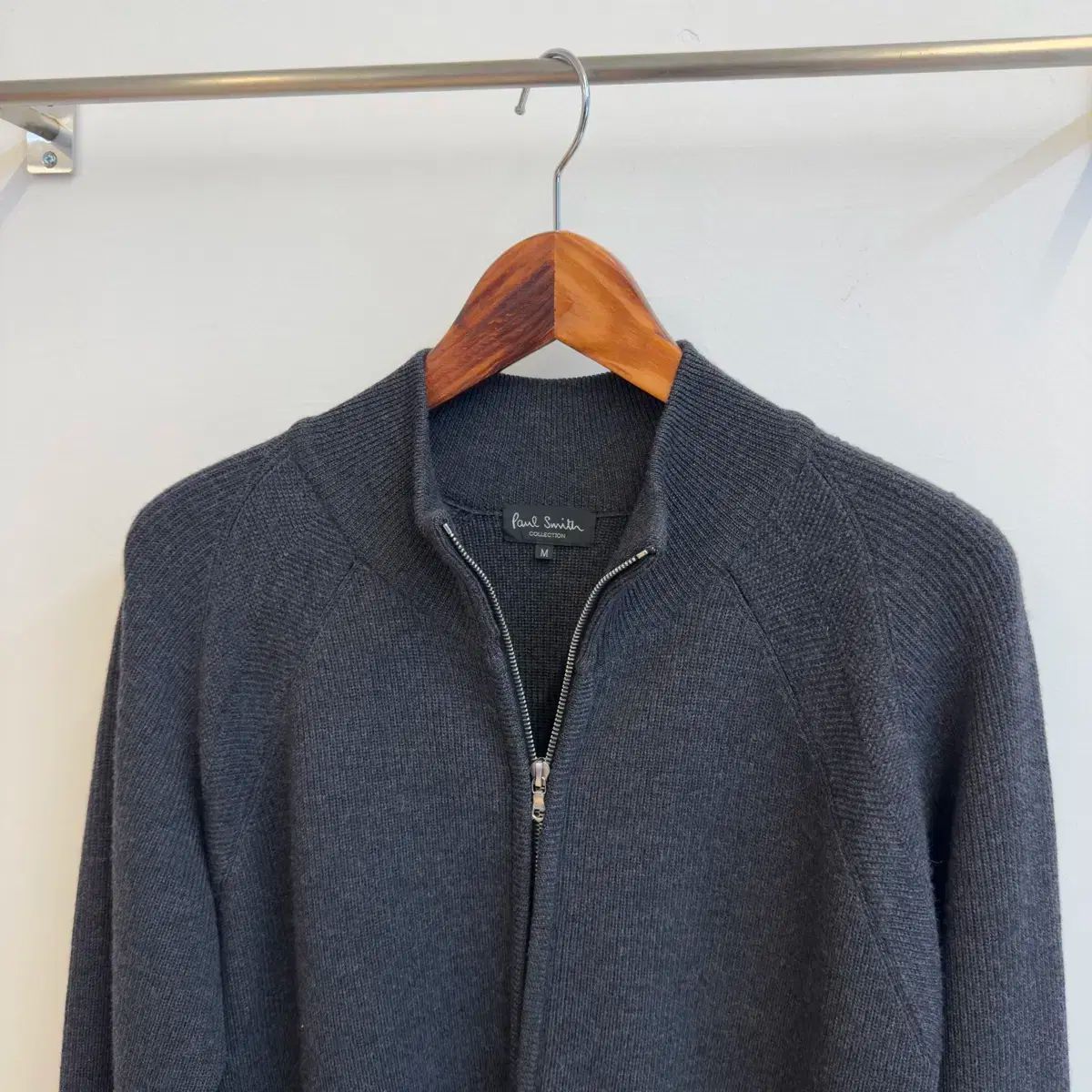 Paul Smith コレクション ジップアップニット L グレー Paul
