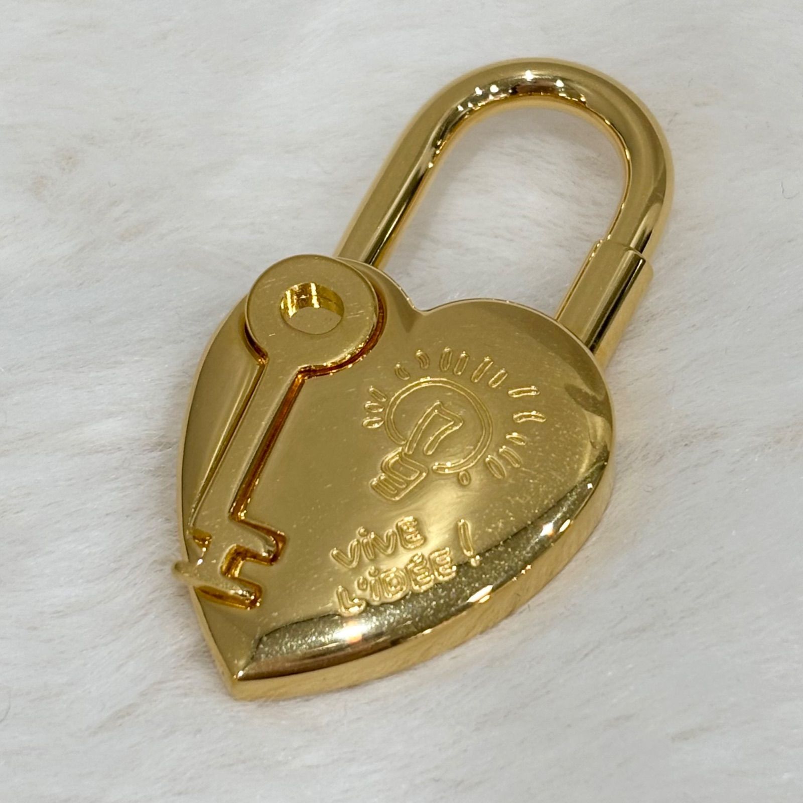 新品】エルメスカデナ➂キーホルダーキーリングゴールド HERMES カデナ