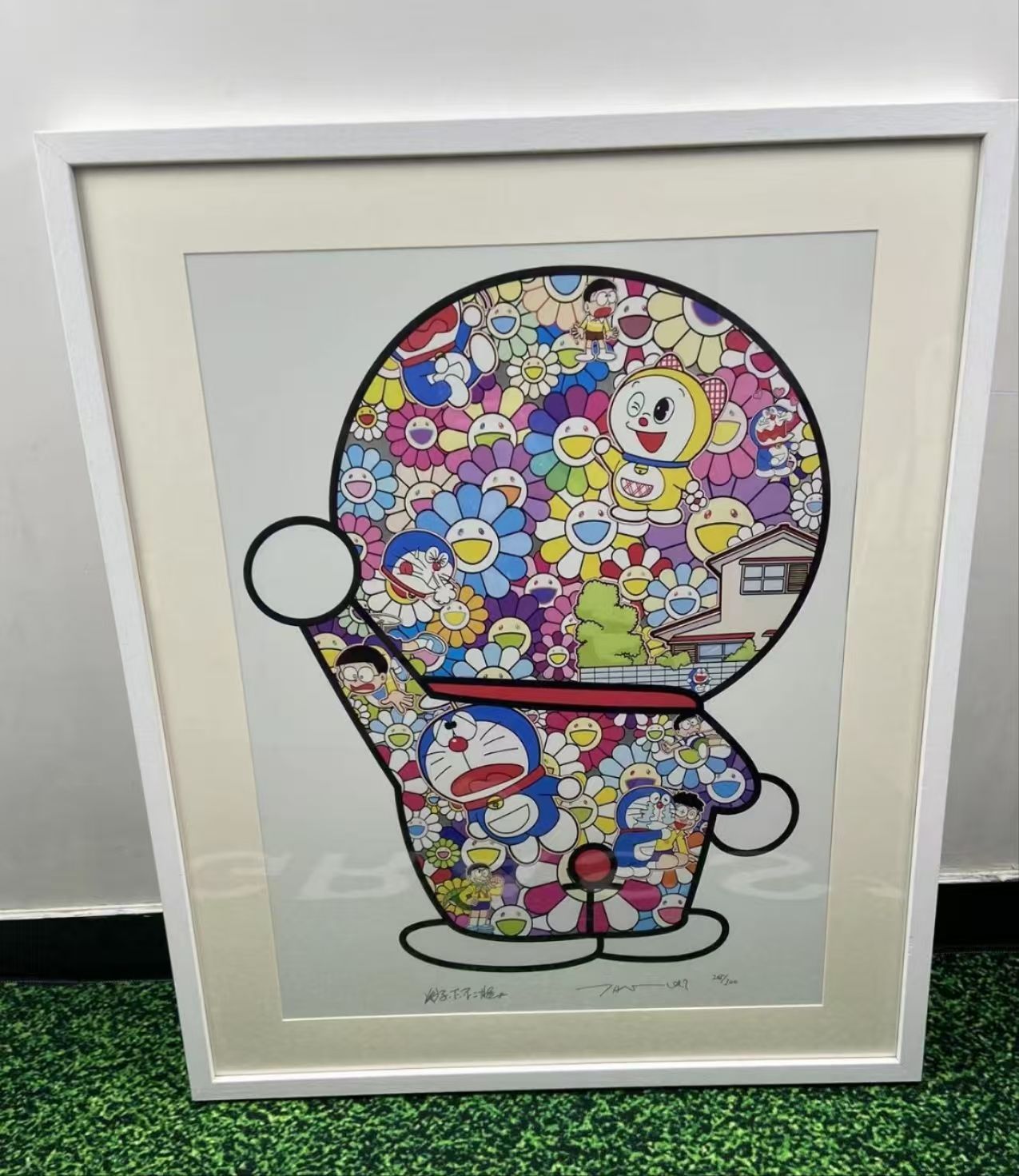 新品未開封品　お花の親子 ラッタッタ！　村上隆　ED300 ポスター お花の親子 ラッタッタ！(ポスター作品) zingaro 村上隆 ED300