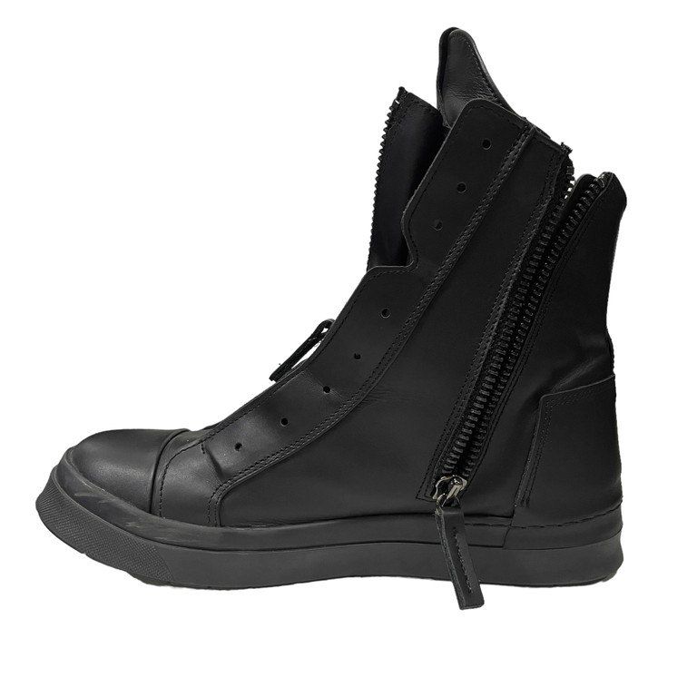 CINZIA ARAIA サイドフロントジップダブルレイヤードハイカット