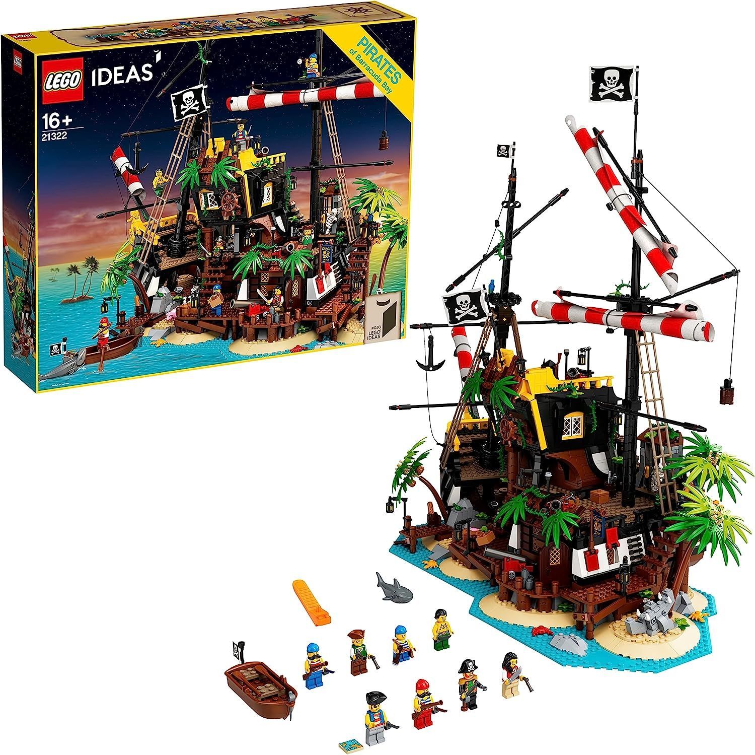 新品未開封】レゴ(LEGO) アイデア 赤ひげ船長の海賊島 21322 - メルカリ