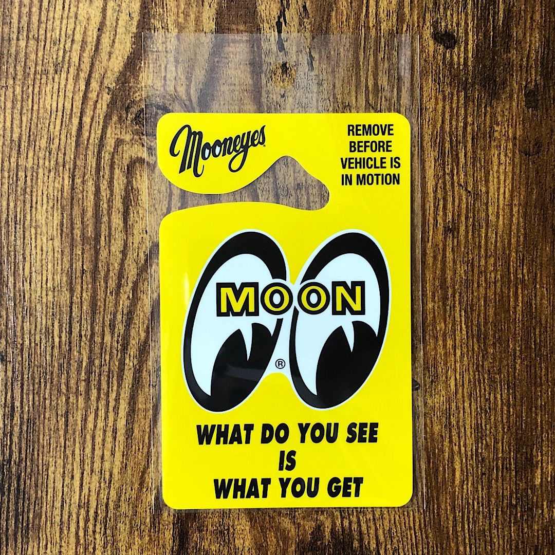 MOONEYES ムーンアイズ MOON Equipped ムーンイクイップド アイシェイプ 2種セット パーキング パーミット アメリカン雑貨  メルカリ