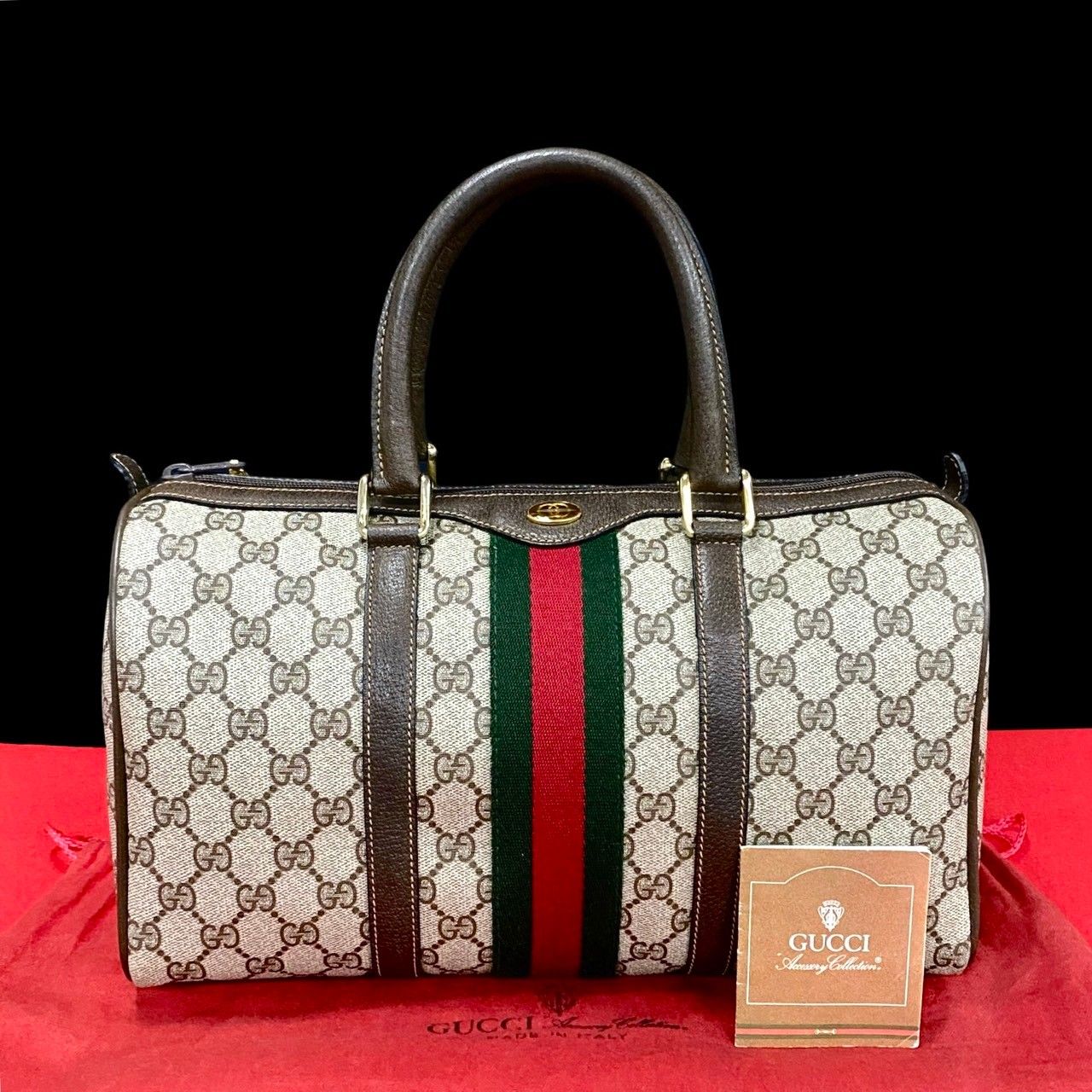 極 美品 希少品 GUCCI グッチ オールドグッチ ヴィンテージ シェリー