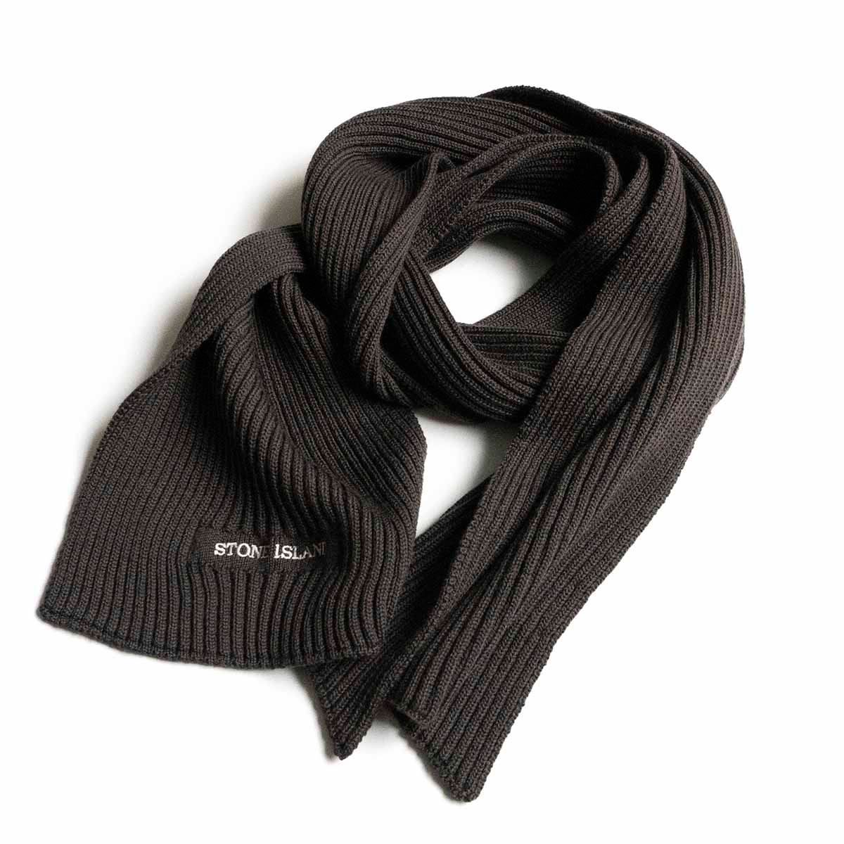 極美品 Stone Island ストーンアイランド ウール マフラー STONE 極美品 Stone Island ストーンアイランド ウール マフラー STONE