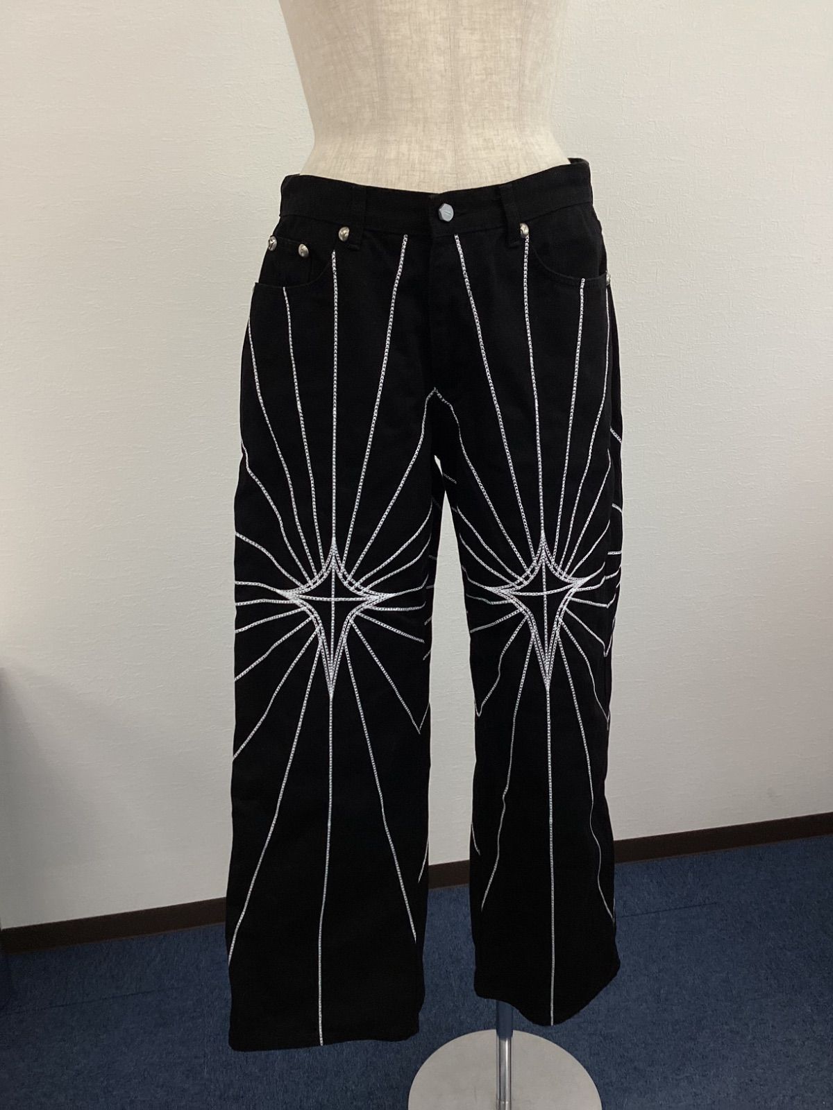 Thug Club サグクラブ Chain Stitch Denim Pants - メルカリ Thug Club 
