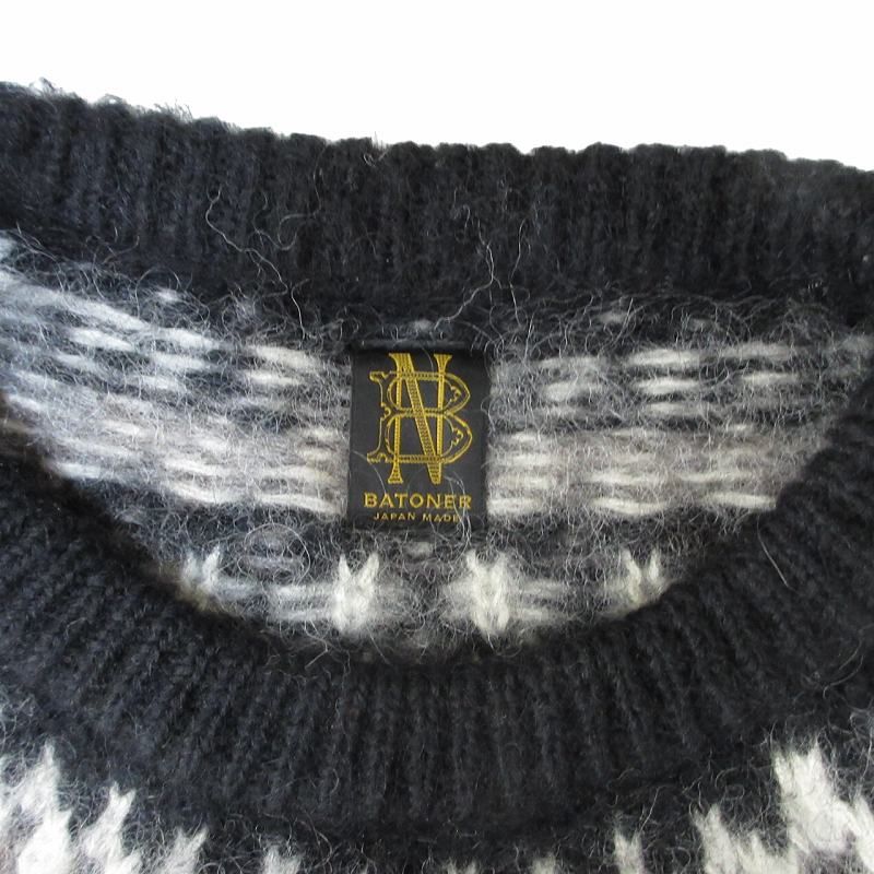 19aw BATONER ノルディックニット｜メンズ 
