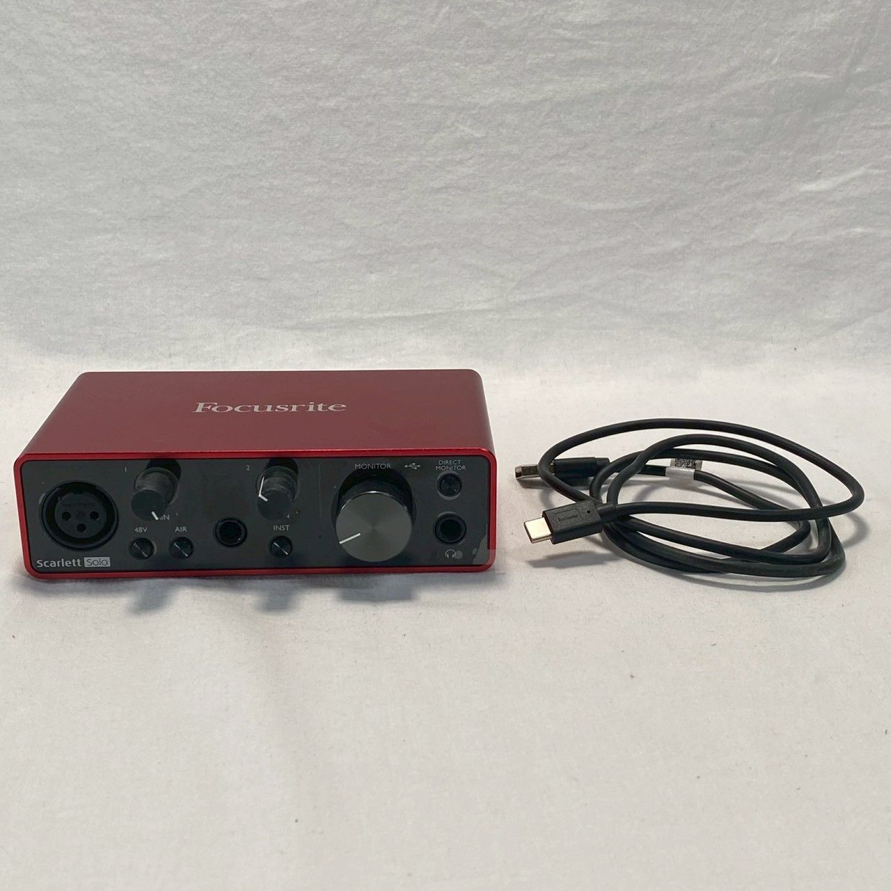 Focusrite|Scarlett|Solo|3rd|Gen|オーディオインターフェース|USB|Type-Cケーブル付|No.3322