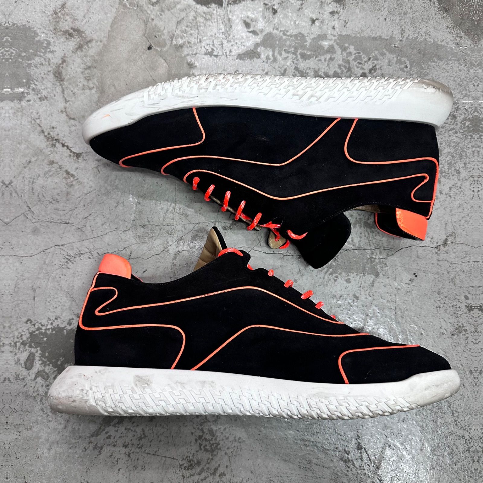 HERMES 19SS ヴォルト スエード ローカット スニーカー 192509ZH