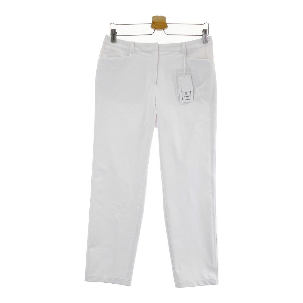 サイズ 42 LANVIN SPORT ランバン スポール VLV8043T3 ストレッチパンツ ホワイト系 240101454588 ゴルフウェア レディース ストスト