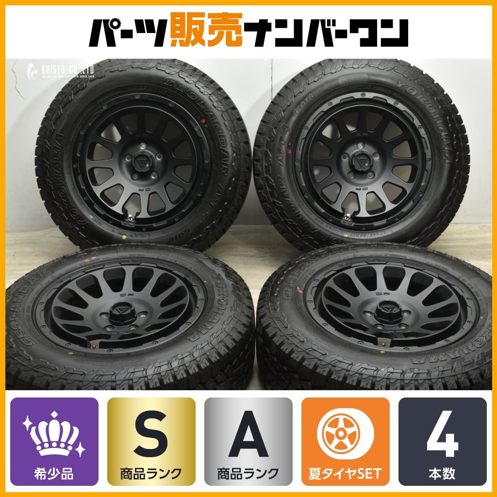 20 超バリ溝 デルタフォース オーバル 17in 8J 35 PCD114.3 ヨコハマ ジオランダー A|T4 G018 LT245|65R17 RAV4 デリカD 5