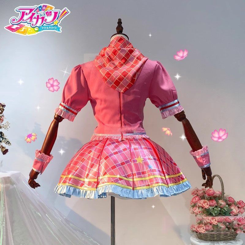 アイカツ！ 星宮いちご ピンクステージコーデ コスプレ フルセット アイカツ! 星宮いちご ピンクステージ コスプレ衣装