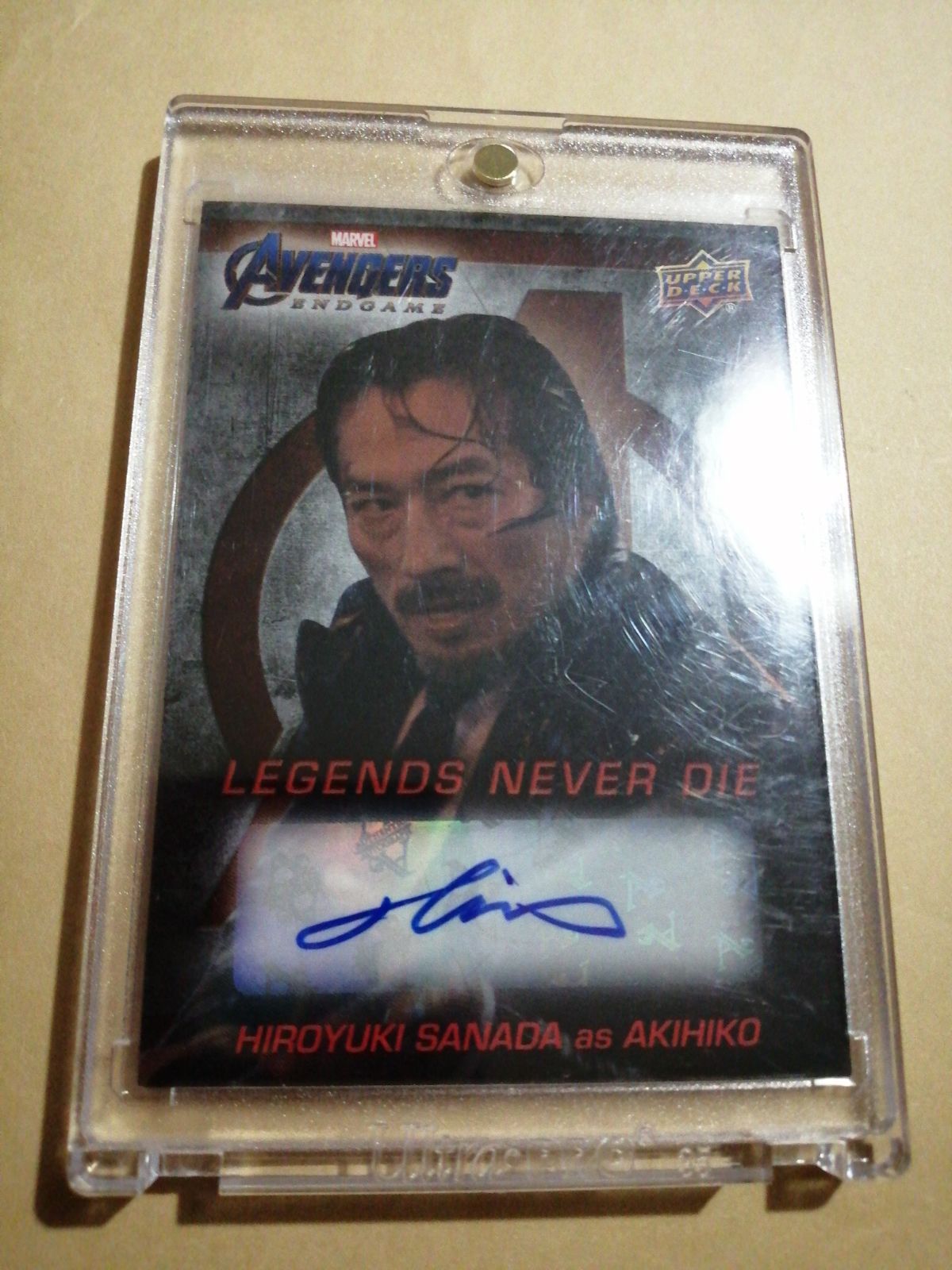 真田広之 直筆サイン 2020 upper deck 真田広之 直筆サイン 2020 upper