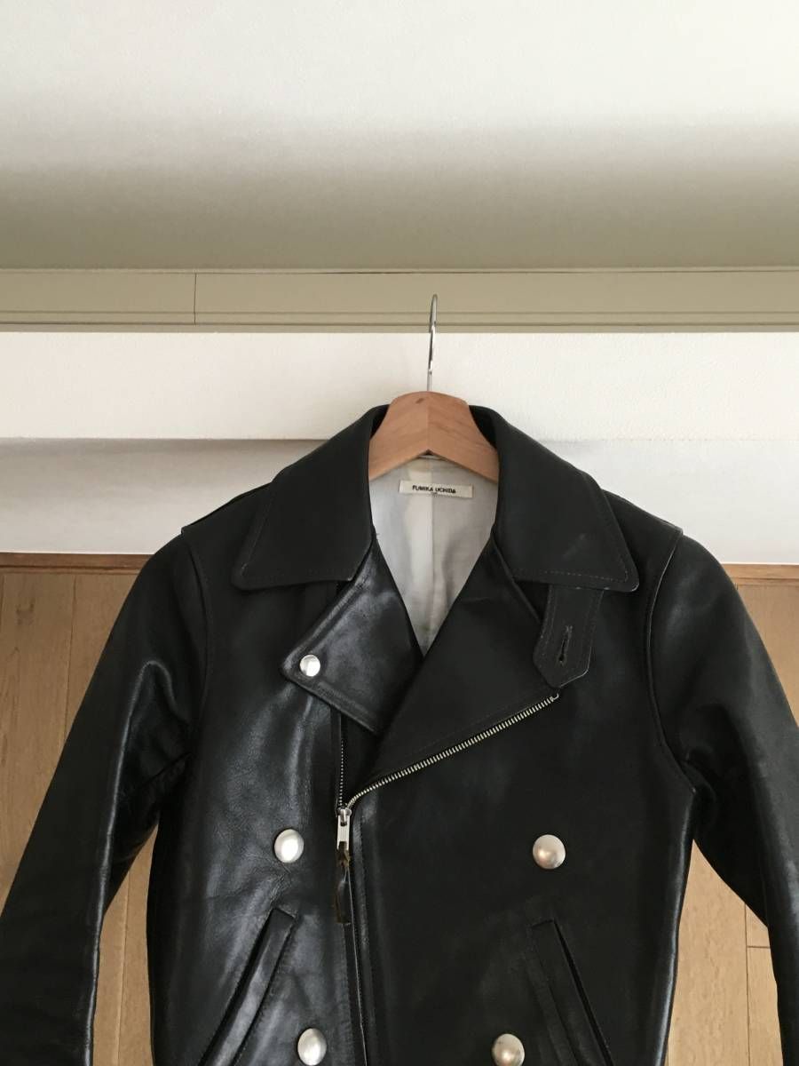 美品 FUMIKA UCHIDA フミカウチダ CLASSIC DOUBLE RIDER JACKET レザー 