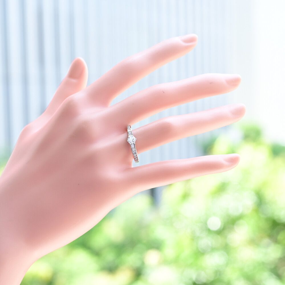 0.31ct/TIFFANY ＆ Co. ティファニー ハーフエタニティ・チャネル 