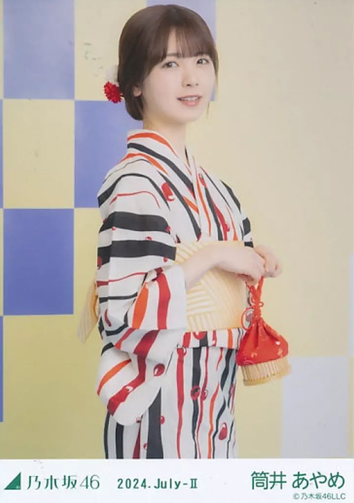 中古】生写真(乃木坂46) 筒井あやめ/上半身・浴衣/「乃木坂46 2024