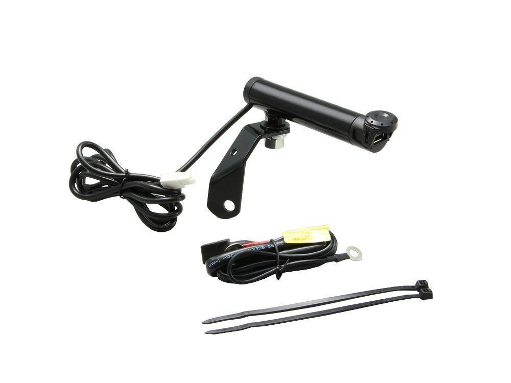 USB電源付き ハリケーン(HURRICANE) クランプバー ブラック USB電源付き CBR250RR (MC51) HU1026B