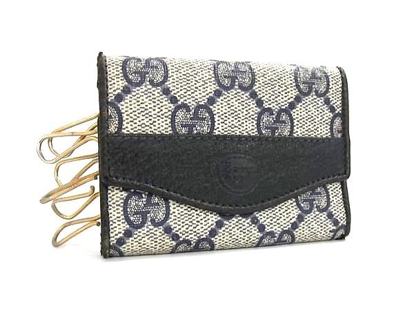 グッチ 6連キーケース レザー GG柄  革 ブラック　メンズ　レディース 未使用品 GUCCI グッチ ダブルG レザー キーケース 6連