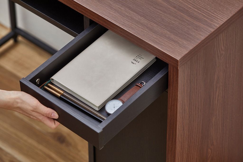 パソコンデスク ウォールナット