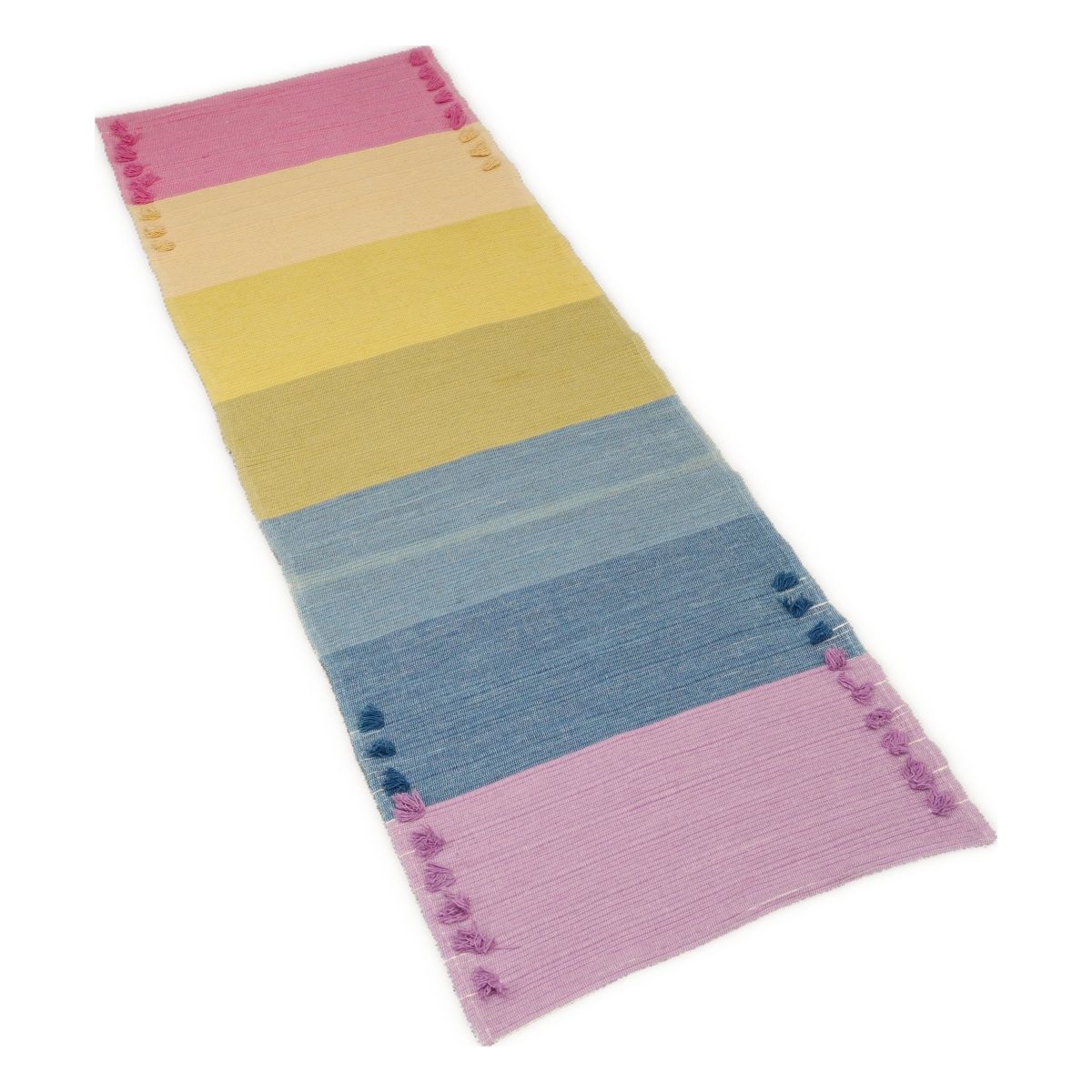 手織り チャクラヨガマット 環境に優しいオーガニックコットン ノーケミカル ハーブ染め コットン収納袋付き