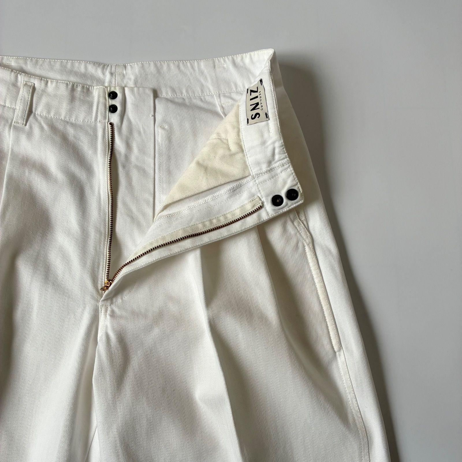 BERNARD ZINS / BEAMS F 別注 VENICE コットンヘリンボーン 2
