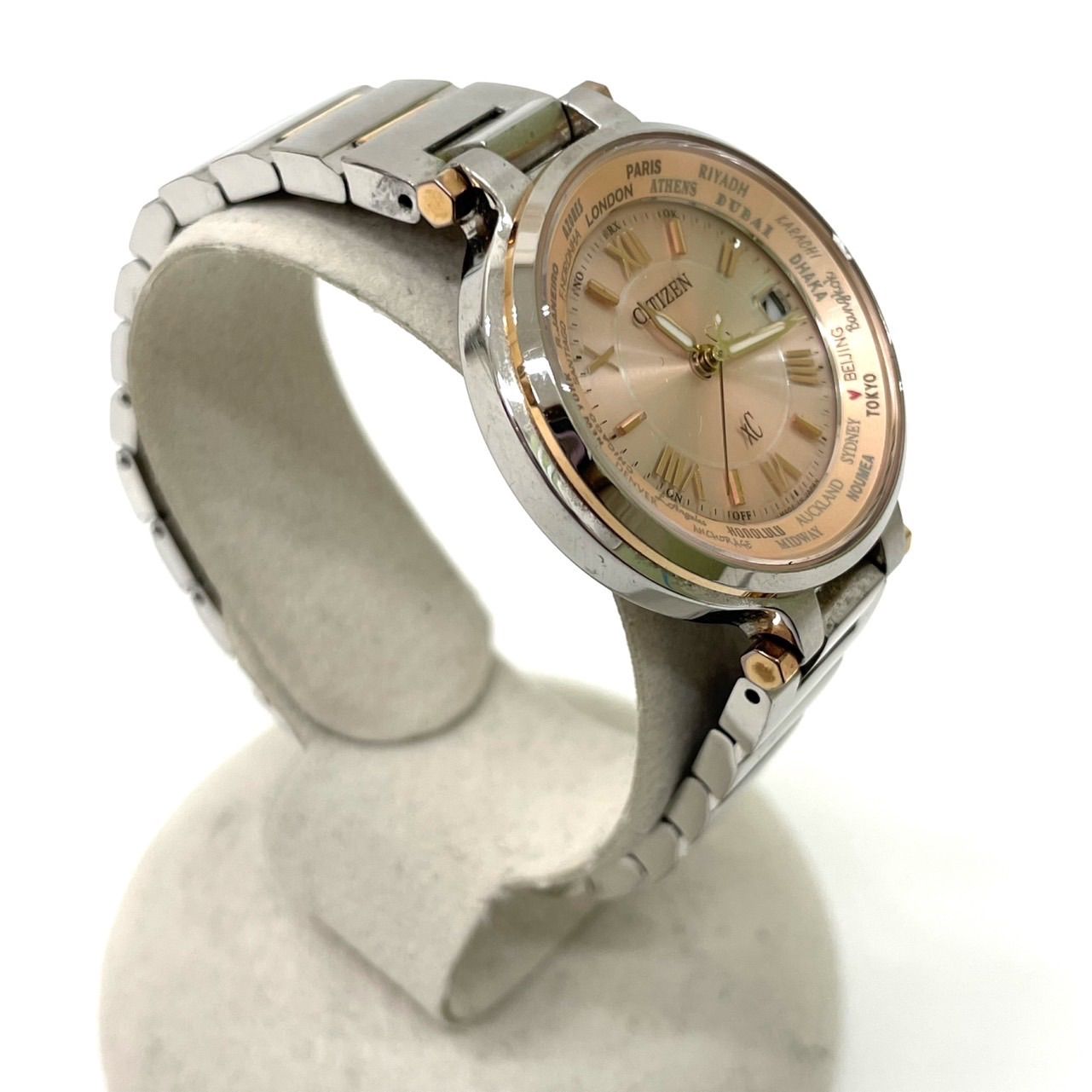 シチズン ブランド ピンク 腕時計 XC エコドライブ H240