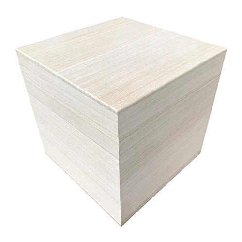 【クーポン有】キューブ/立方体タイプ (200mm) 収納用総桐箱 桐箱