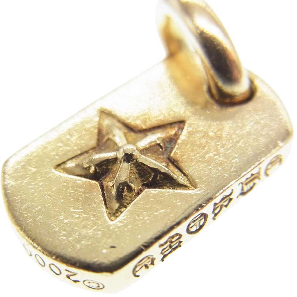 CHROME HEARTS クロムハーツ（原本無） ペンダントトップ 22K DOG TAG