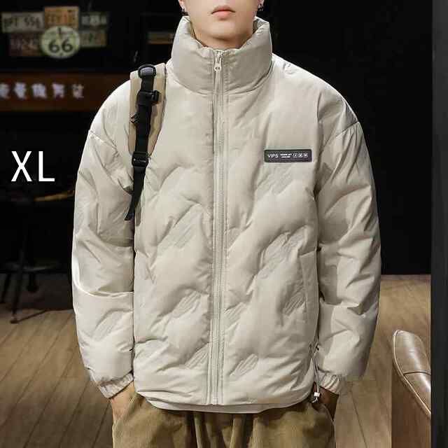 XL 秋冬 コーデ メンズ 服 シンプル ファッション オシャレ 大人 かっこいい 大きいサイズ ストリート 紳士服 スタンドカラー ダウン ジャケット ホワイトダックダウン 厚手 暖かい ライト