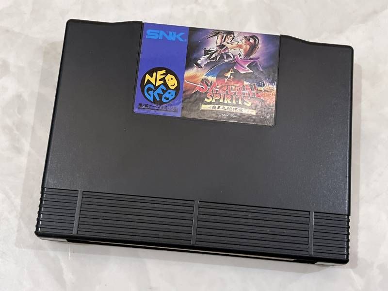 SNK ネオジオ ROM 真サムライスピリッツ 覇王丸地獄変 取説付 NEO-GEO ゲームソフト