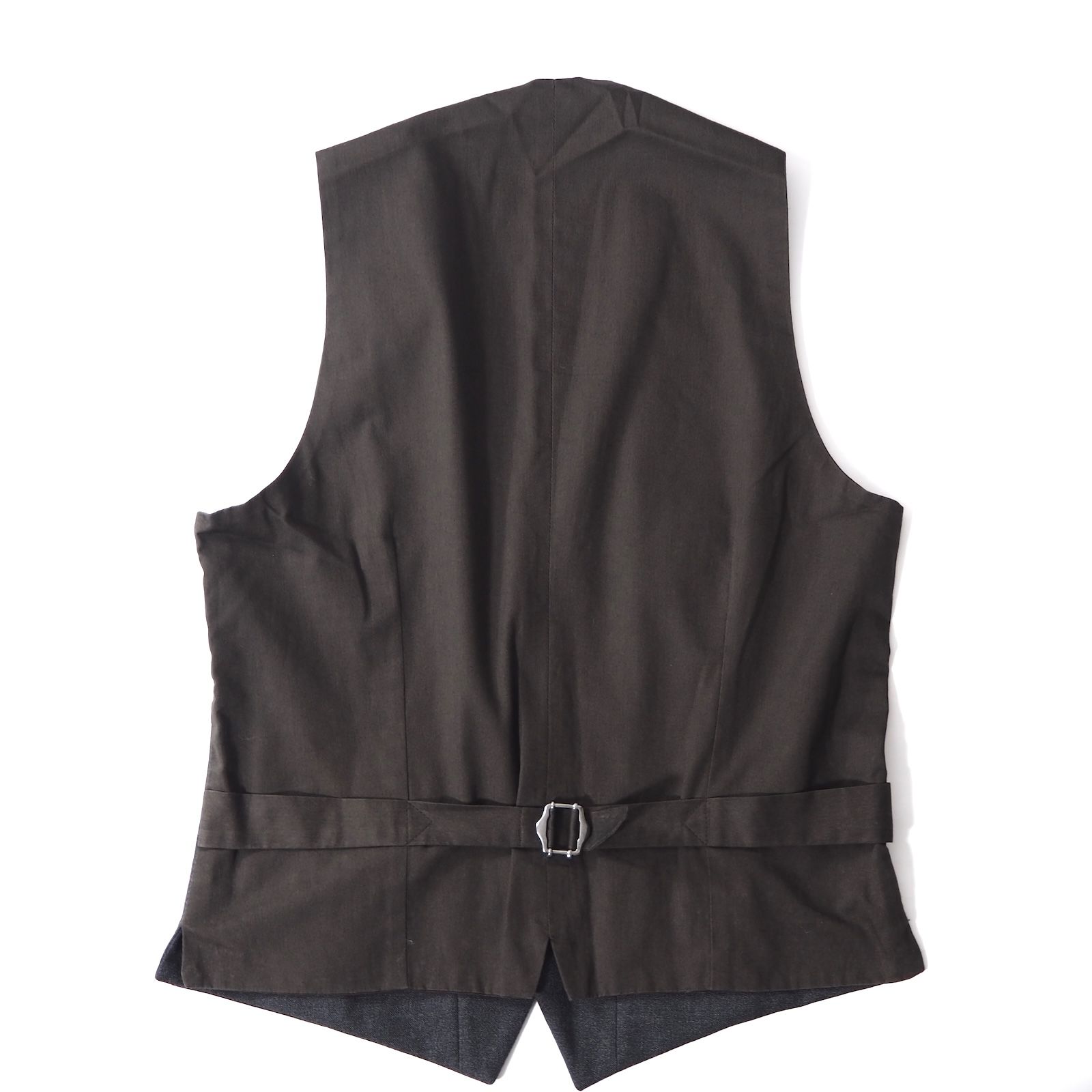 美品 ラルディーニ LARDINI イタリア製 ウール ベスト ジレ 44
