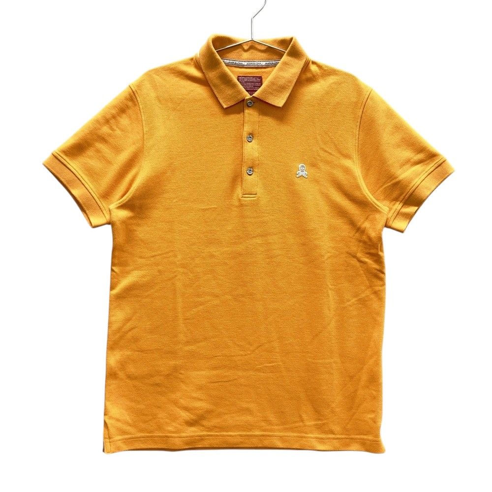 サイズ：L MARK&LONA マークアンドロナ 半袖ポロシャツ オレンジ系