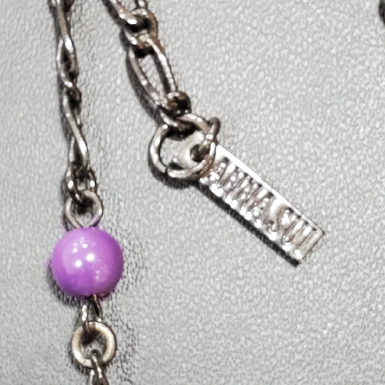 EL5】ANNA SUI アナスイ 蝶々 バタフライ ハート ビジュー EL5】ANNA SUI アナスイ 蝶々 バタフライ ハート ビジュー