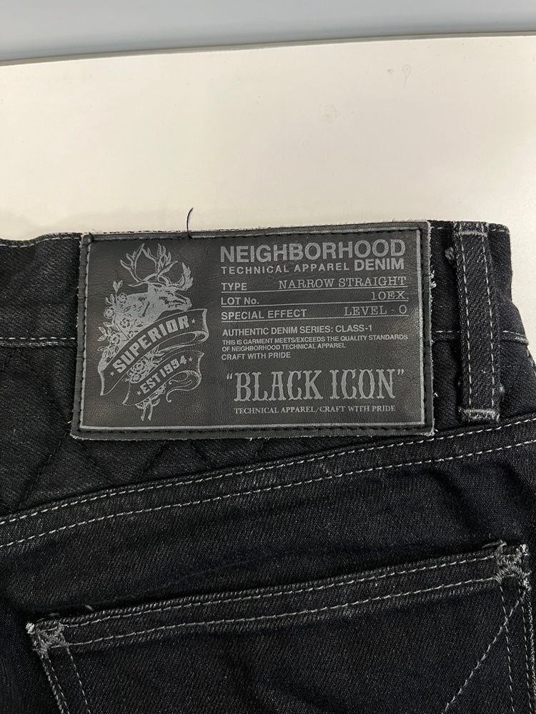 ネイバーフッド NEIGHBORHOOD BLACK ICON NARROW STRAIGHT