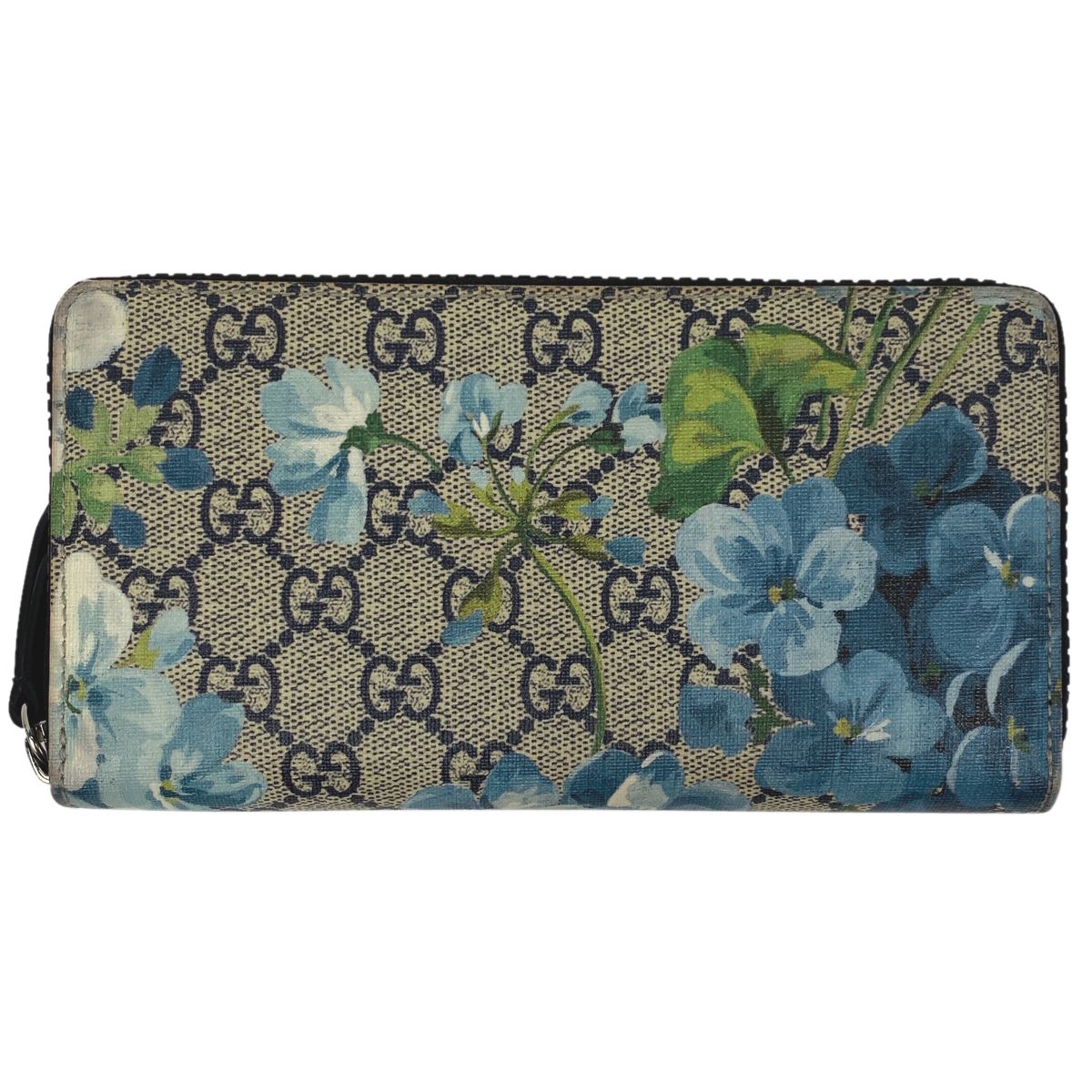在庫一掃】 グッチ GUCCI GGブルームス ラウンドファスナー 長