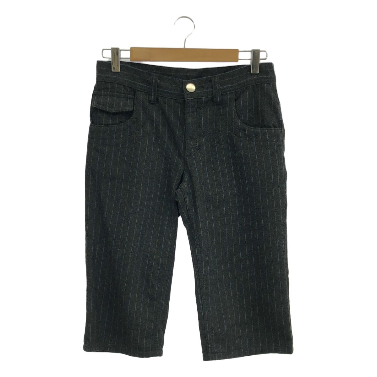 tricot COMME des GARCONS | トリココムデギャルソン | 2005AW | ウール ストライプ ショートパンツ | S | グレー | レディース