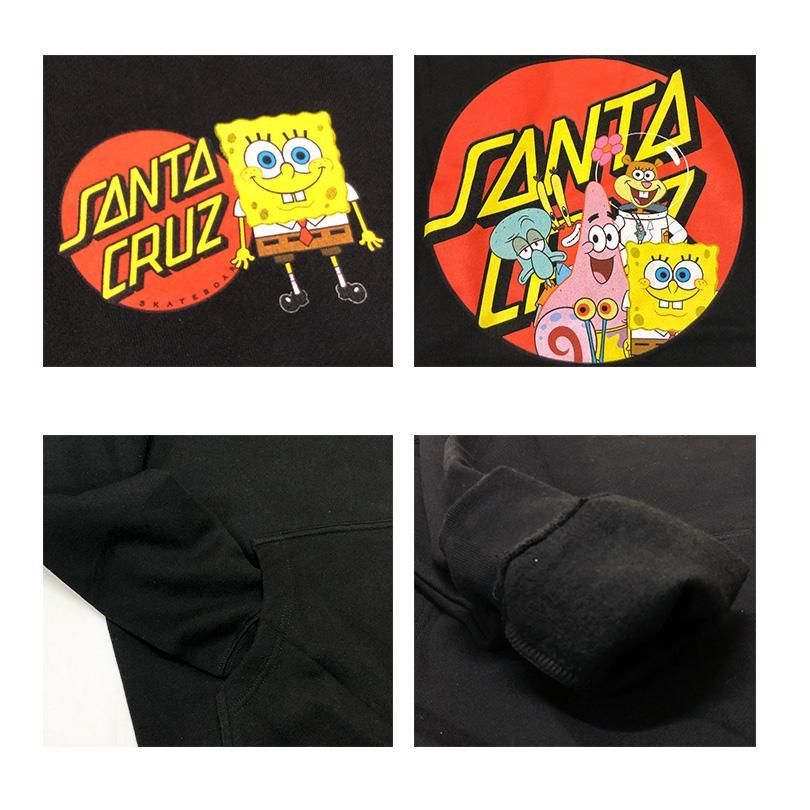 プルオーバー パーカー サンタクルーズ スポンジボブ SANTA CRUZ SANTACRUZ SPONGEBOB GROUP PULLOVER  ドット メンズ レディース - メルカリ