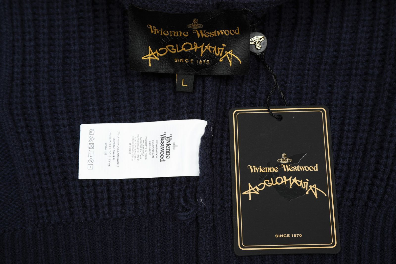 Vivienne Westwood ヴィヴィアンウエストウッド ニットセーター 長袖 男女兼用 カジュアル ストリート ファッション 秋 冬 S M L