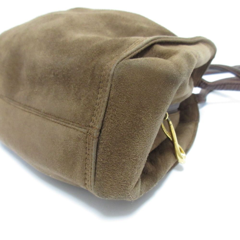 良品 ロエベ アナグラム スエード ショルダーバッグ バッグ ビンテージ アナグラムスエードショルダーバッグ ベージュ×ブラウン ヴィンテージ
