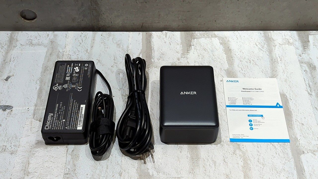 ★状態良好美品★ Anker アンカー PowerExpand 13-in-1 USB-C Dock ドッキングステーション 85W出力 4K対応  A8392 ★