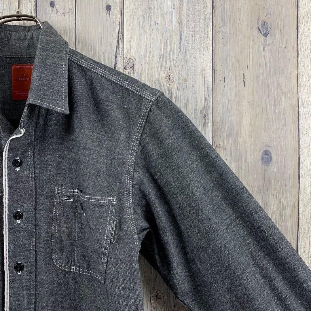 ネイバーフッドブラックデニムシャツ Carhartt×NEIGHBORHOOD ブラック