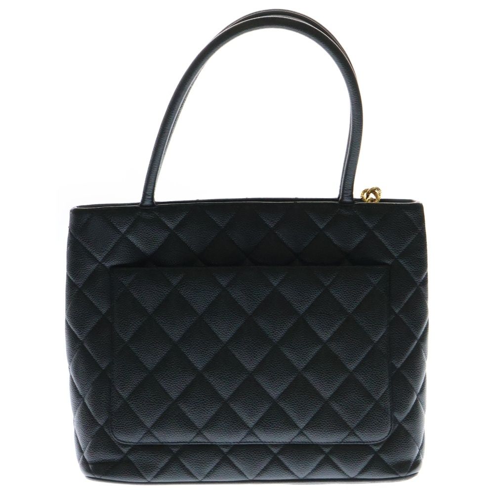 CHANEL (シャネル) ココマーク 復刻トート ブラック キャビア