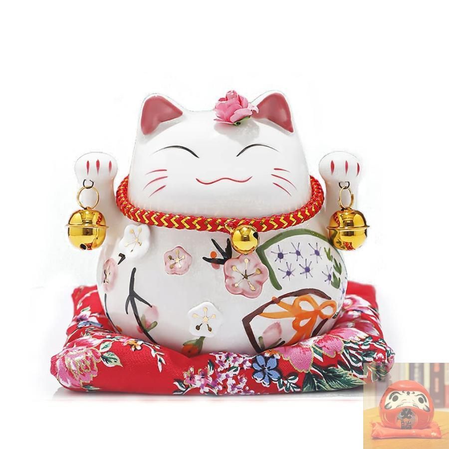 新品未使用】招き猫 猫 ネコ 置物 オブジェ スピリチュアル 貯金