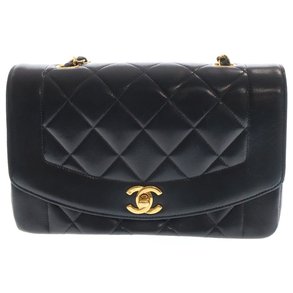 CHANEL (シャネル) マトラッセ22 ダイアナフラップ ラムスキン  