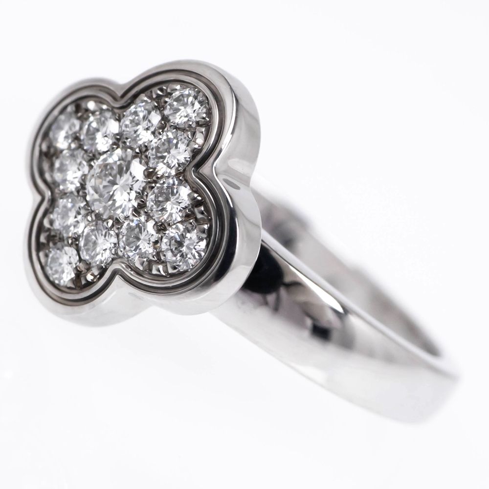 名東】ヴァンクリーフ＆アーペル ピュアアルハンブラ リング 49号