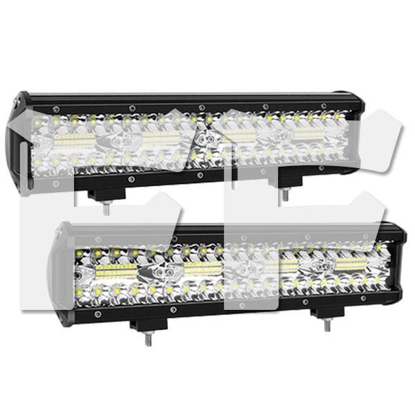 送料無料.. 12インチ LED ワークライト 作業灯 240W 6500K ホワイト 照明 トラック SUV ボート 建設機械 12V/24V兼用 SM240W 2個 新品