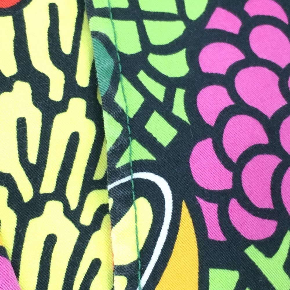 PEARLY GATESパーリーゲイツ 花柄ショートパンツ 美品　カラフル TEXBRID二重織裏使い ショートパンツ ＜BALLくんロゴ総柄