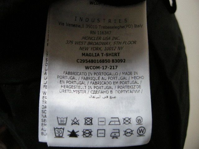 キッズ12A (大人女性XXS-XS)□新品□モンクレール ロゴワッペン  